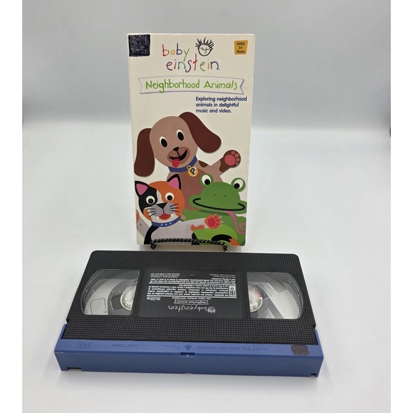 Baby Einstein Neighborhood Animals VHS Disney Educational Ages 1+‎ Years - Picture 1 of 3